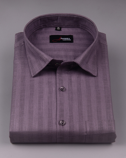 Linen Lining Purple Colour Shirts for Men