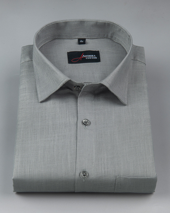 Casa linen gray colour shirts for men