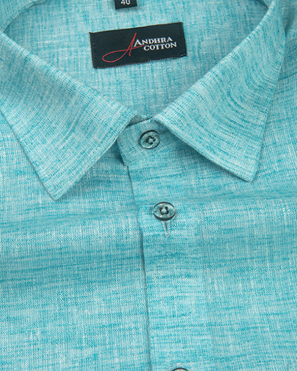 60 Lea Linen Rama Blue Colour Shirts for Men