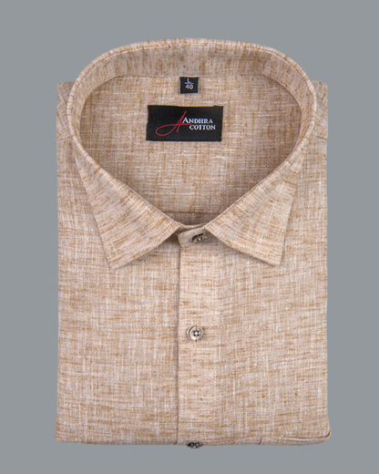 Linen Dark Fone Colour Shirts for Men