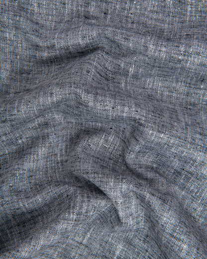 Linen Dark Gray Colour Shirts for Men