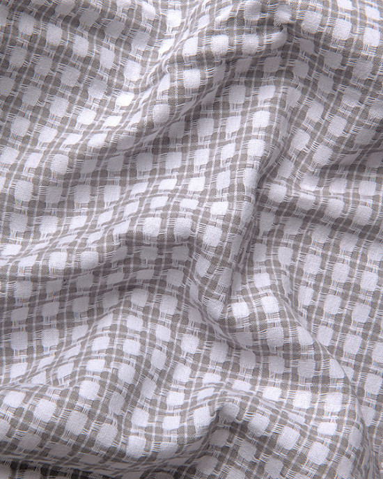 Cotton Checks Gray Colour Shirts For Men