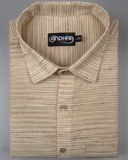 Swadeshi Khadi Fone Colour Shirts for Men