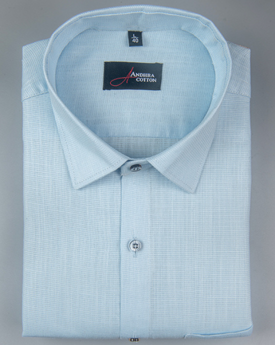 Casa linen sky blue colour shirts for men