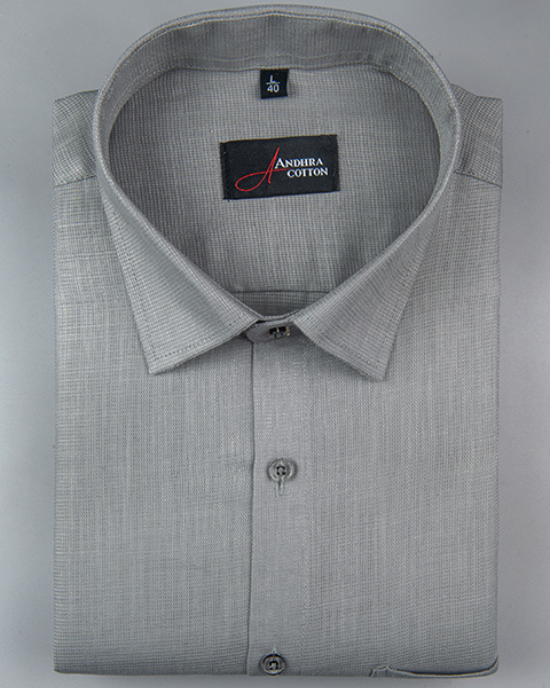 Casa linen gray colour shirts for men