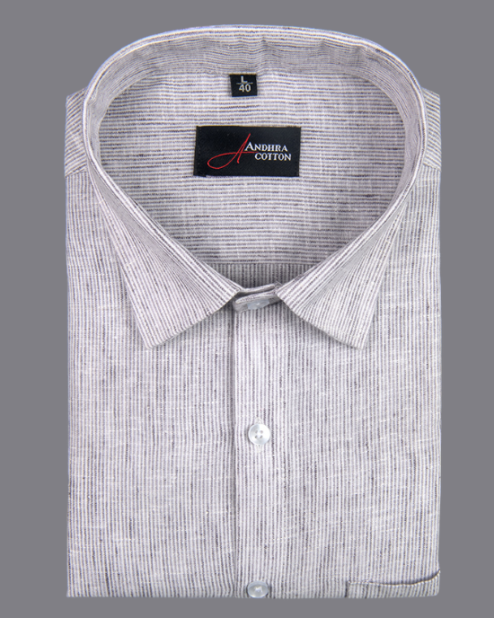 Bayview Linen Light Velvet Colour Shirts For Men
