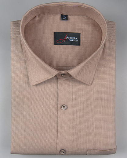 Casa linen peach colour shirts for men