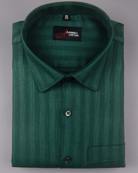 Linen lining Green Colour Shirts for Men