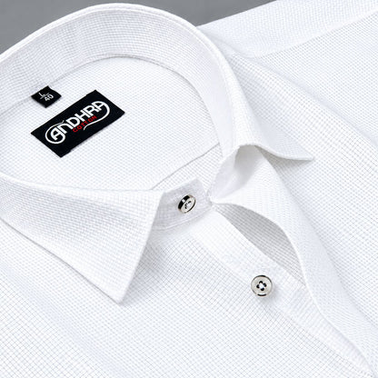 Matty Jute Linen White Colour Shirts for Men
