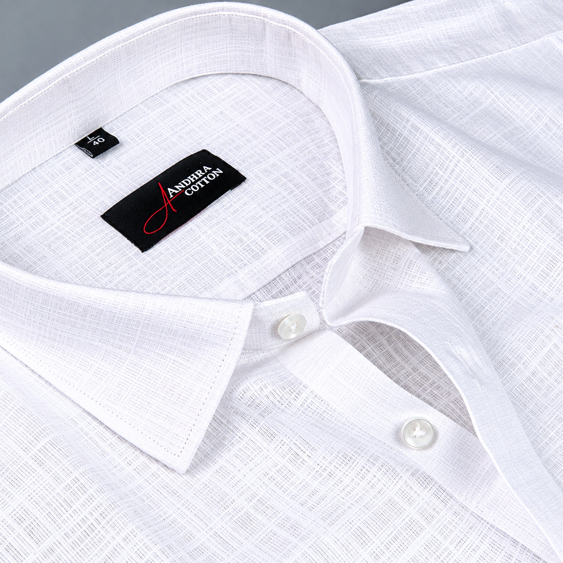 German Linen Prime White Shirts for Men